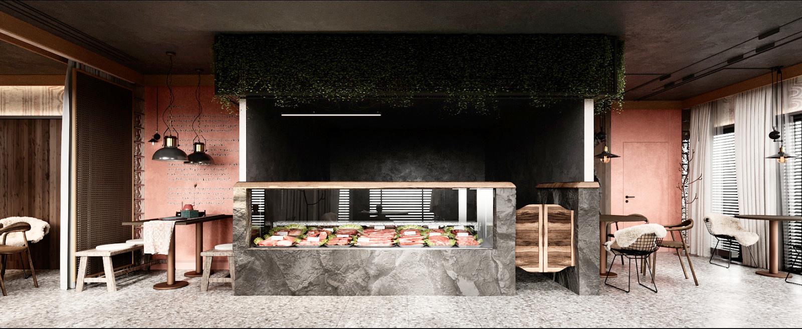 Дизайн ресторана "Рыжий мастер"  в Красноярске