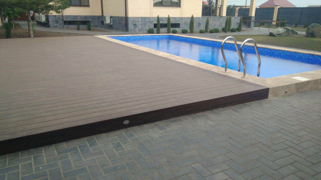 Террасы для бассейнов, причалов