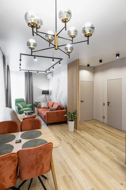 Красивая квартира 56 м² в современном стиле
