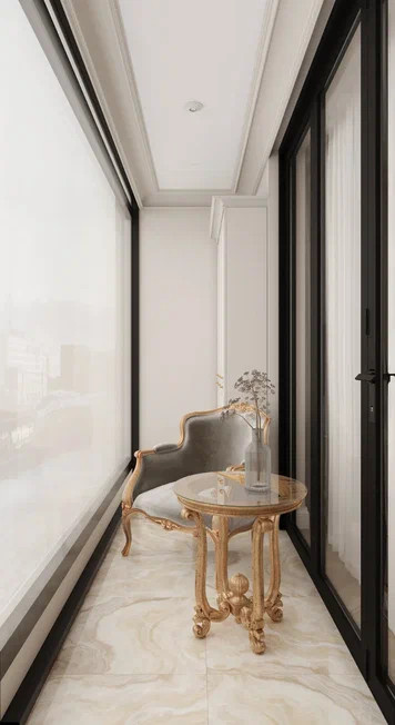 Светлая квартира 112,55 м² в современном стиле