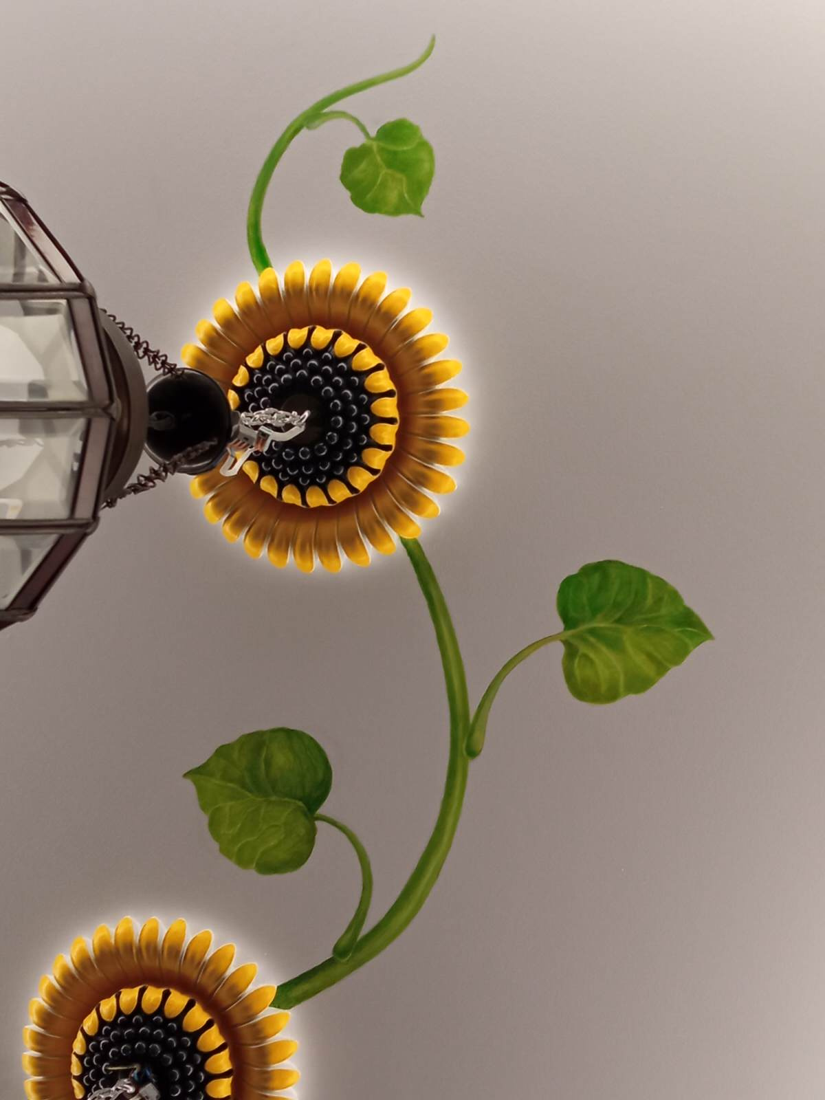 Роспись потолка на кухне