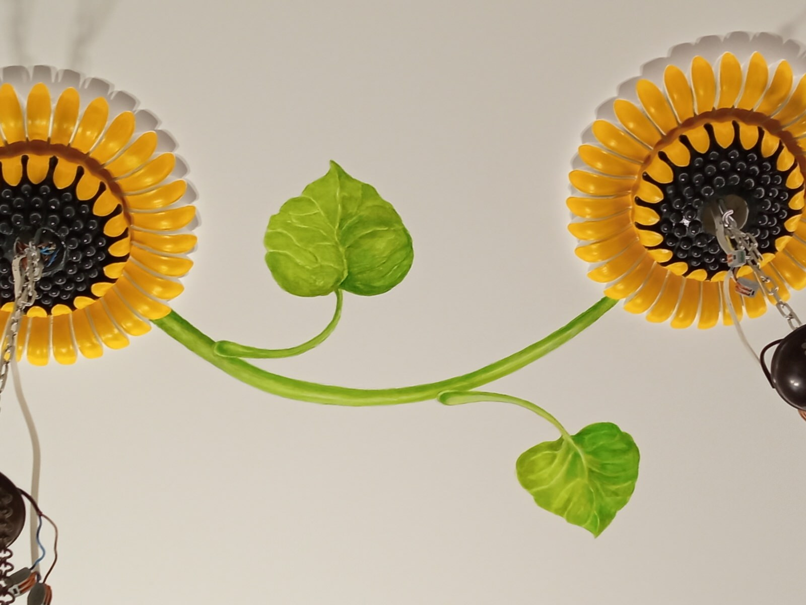 Роспись потолка на кухне