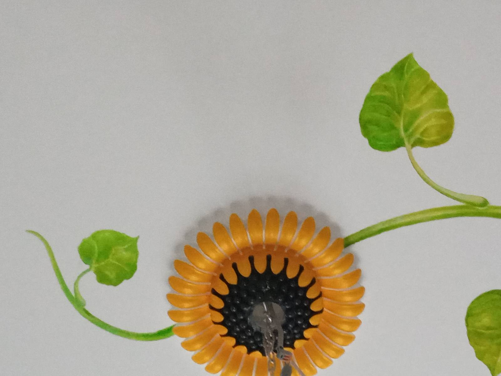 Роспись потолка на кухне