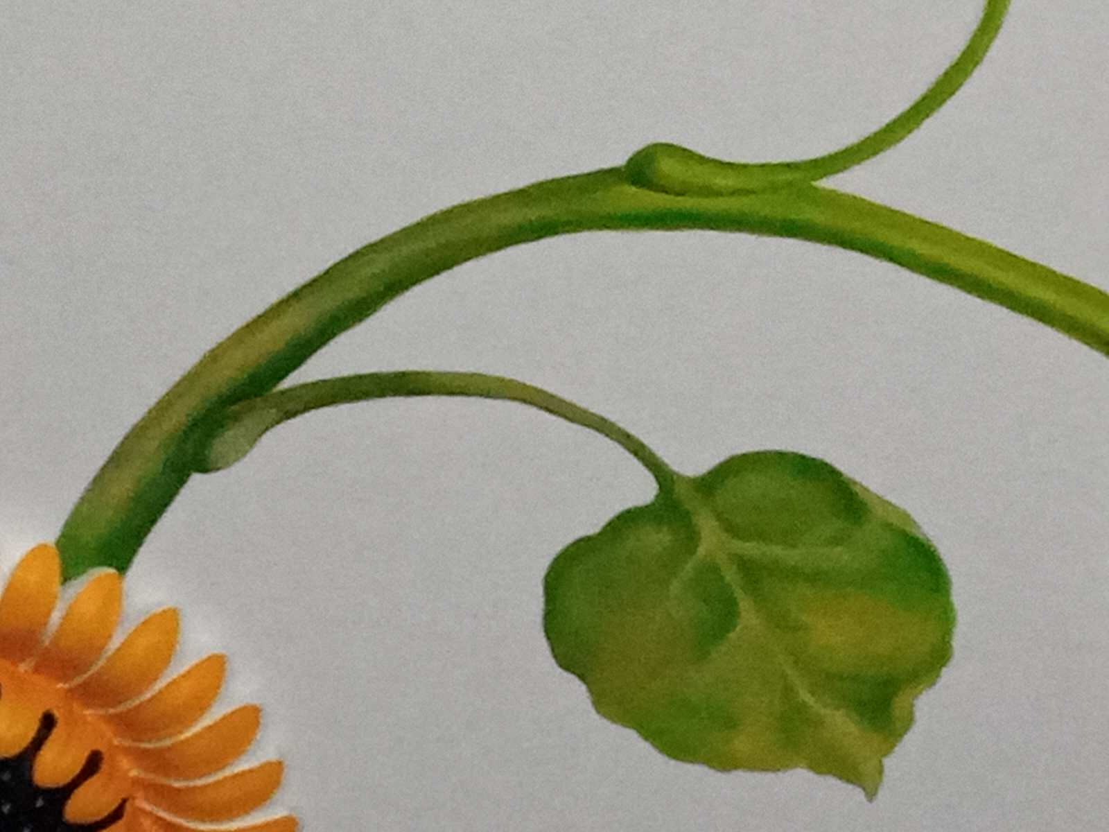 Роспись потолка на кухне