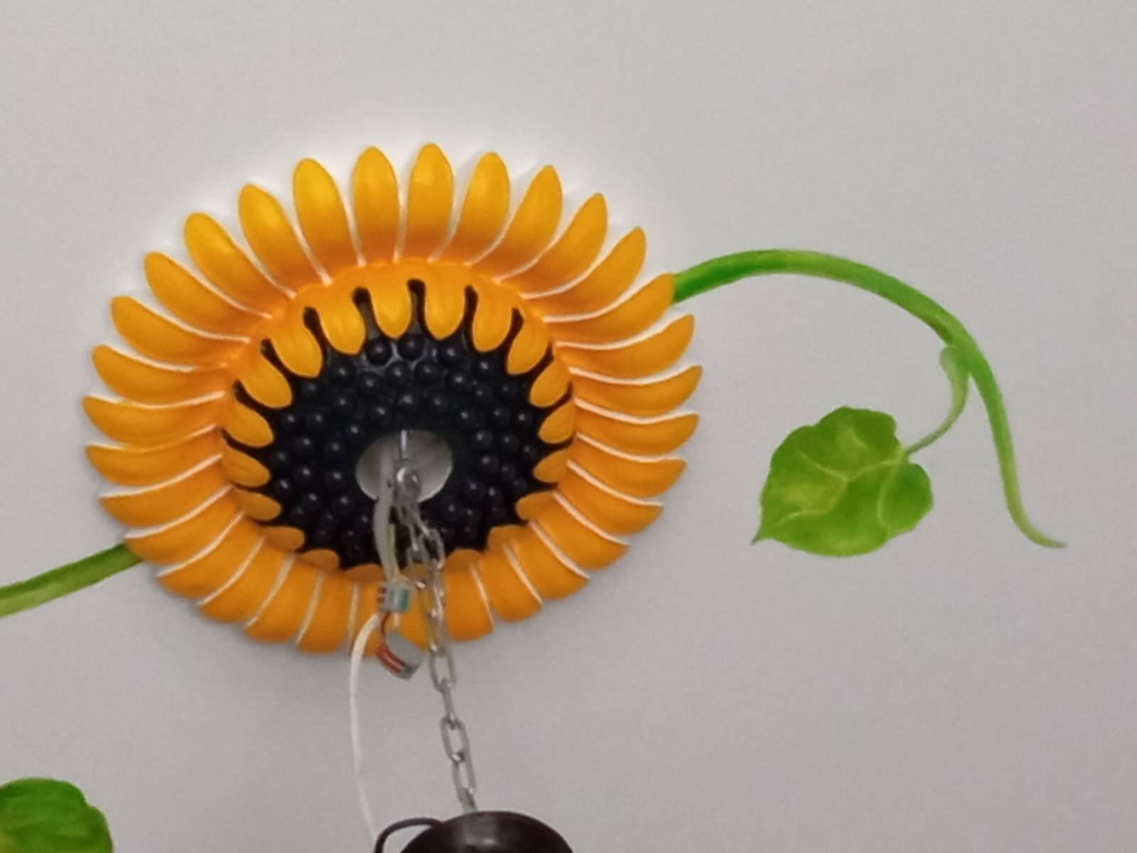 Роспись потолка на кухне