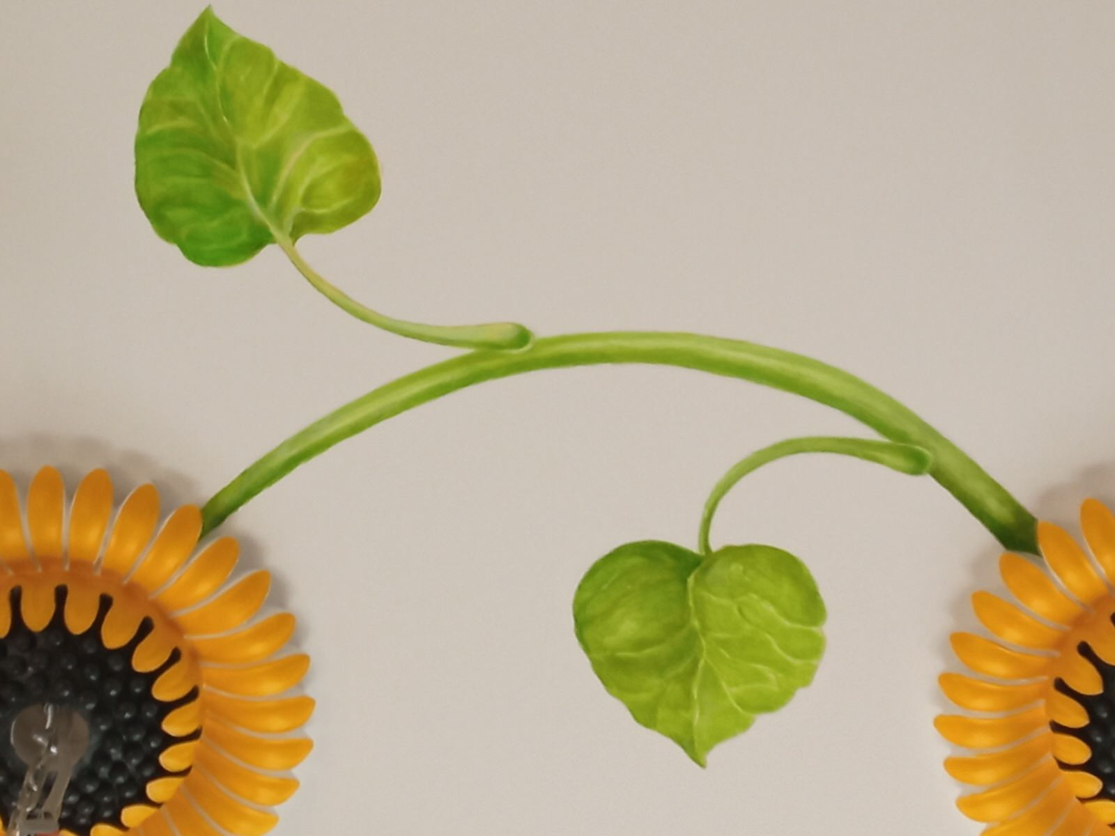 Роспись потолка на кухне