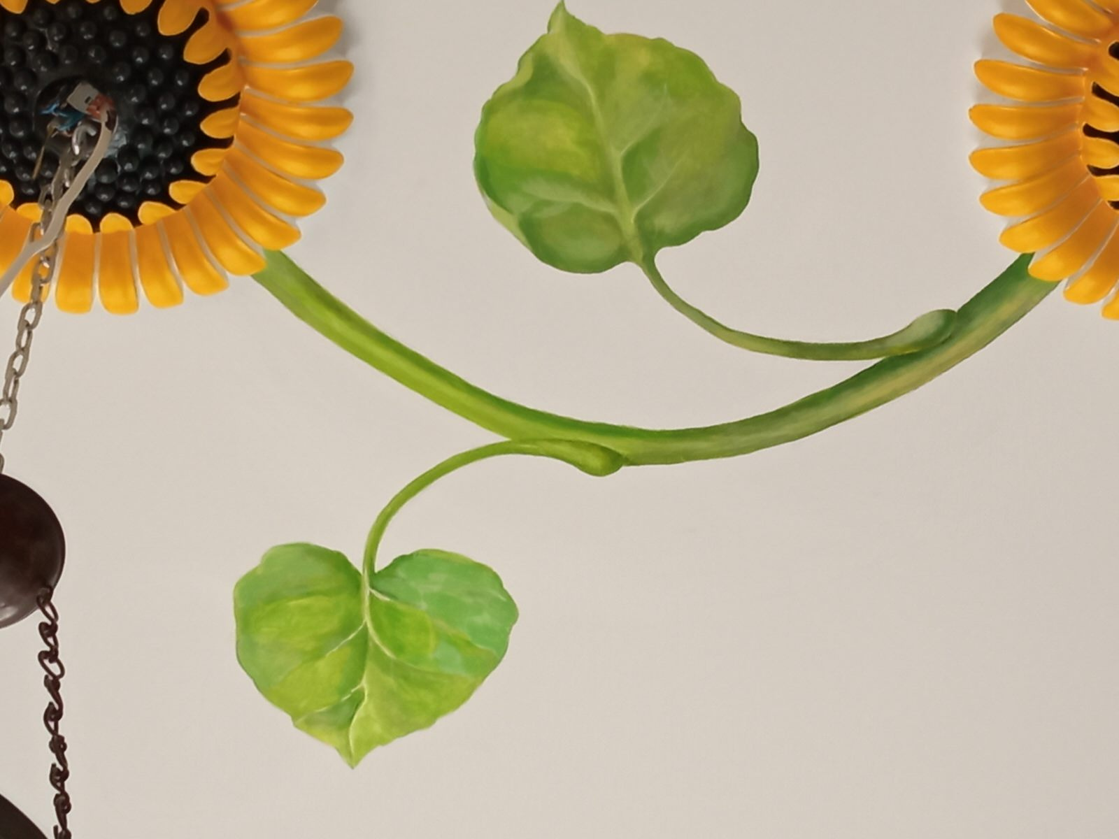 Роспись потолка на кухне