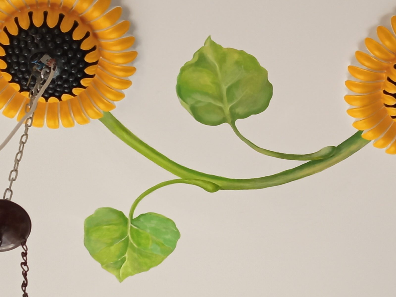 Роспись потолка на кухне