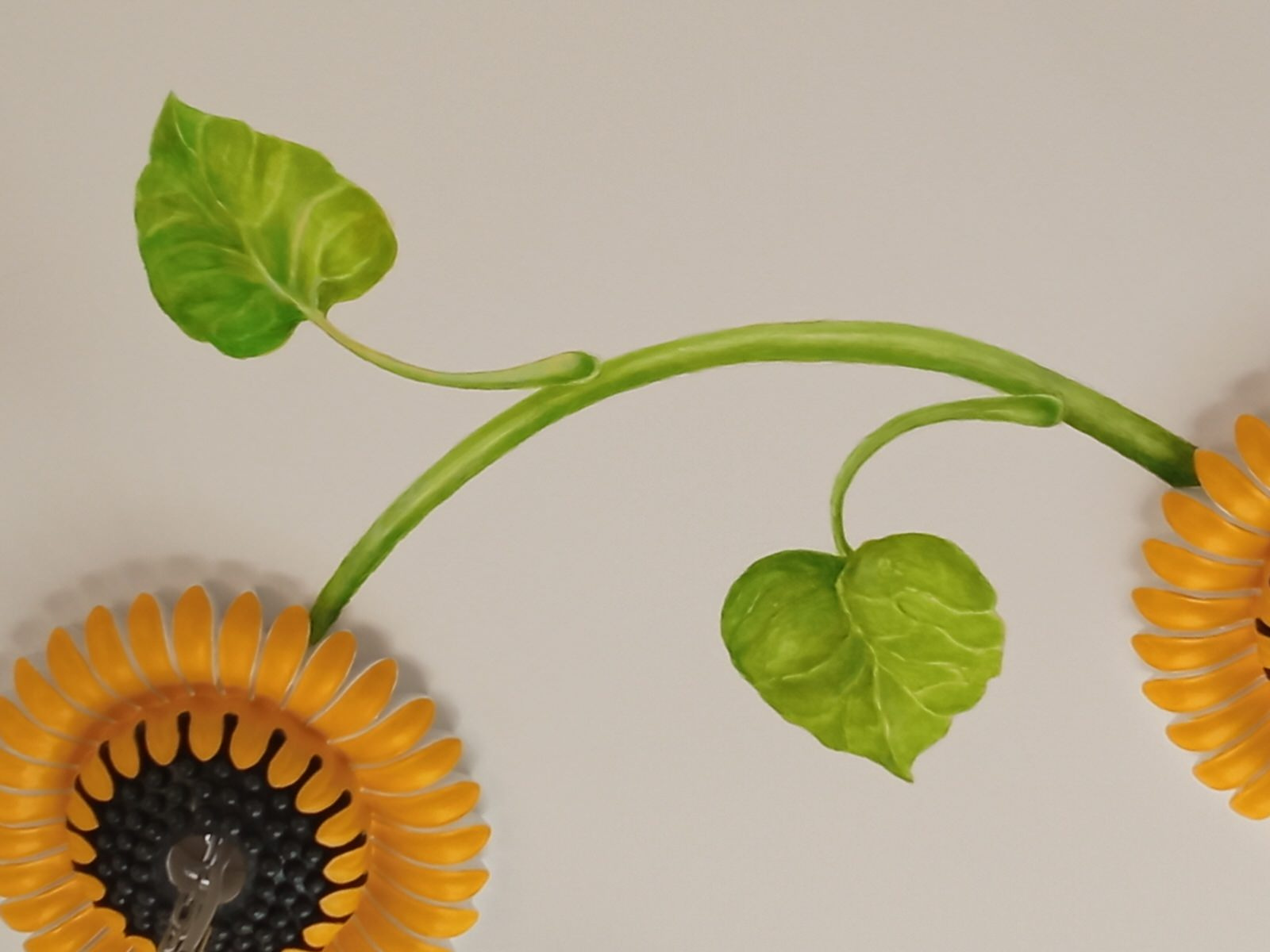 Роспись потолка на кухне