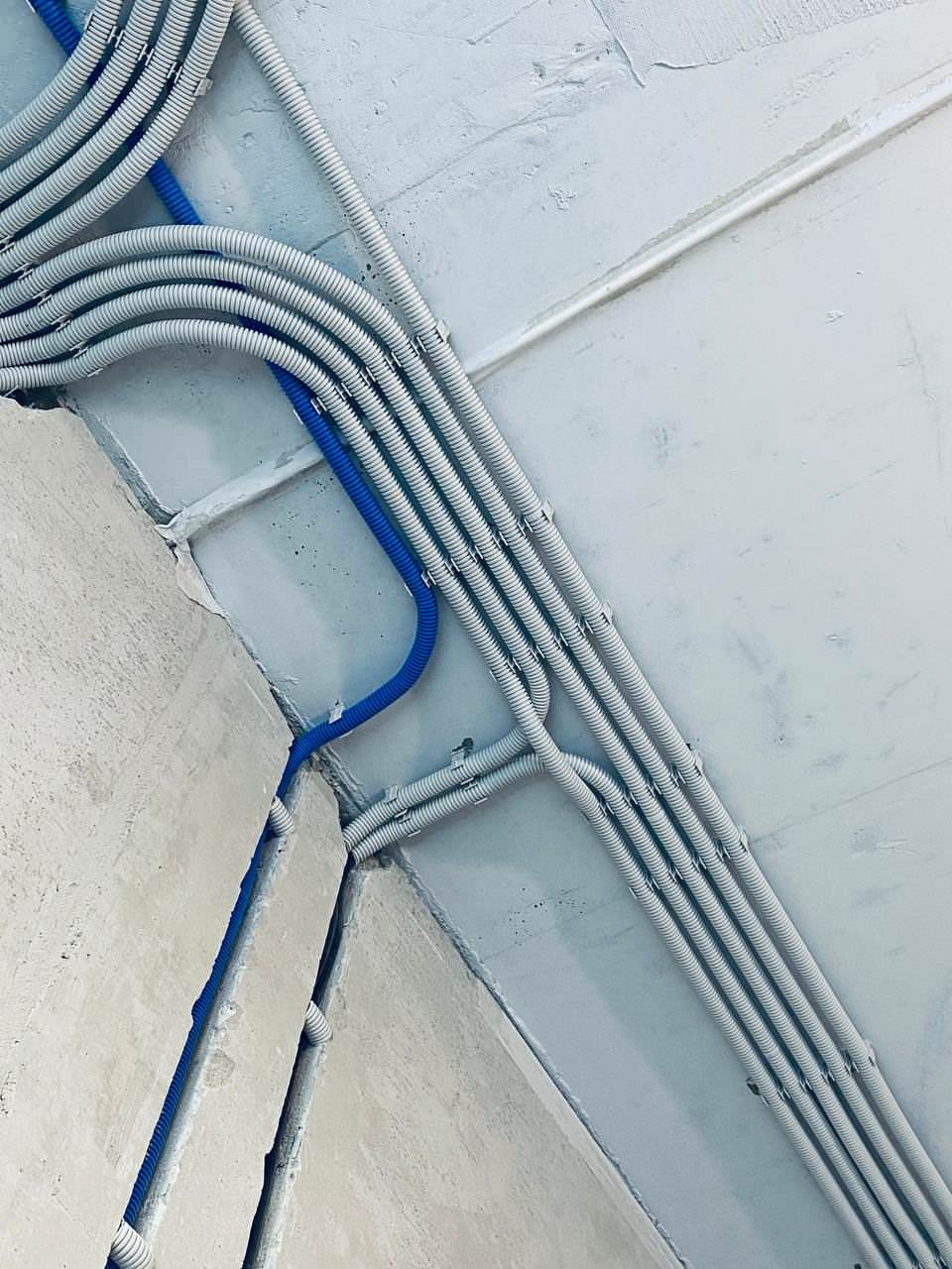 ЖК EVER электромонтаж в 3-х комнатной квартире 88м2.