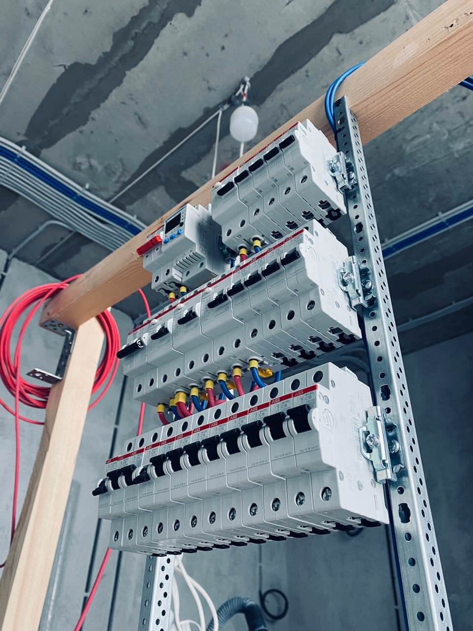 ЖК EVER электромонтаж в квартире студии 30m2