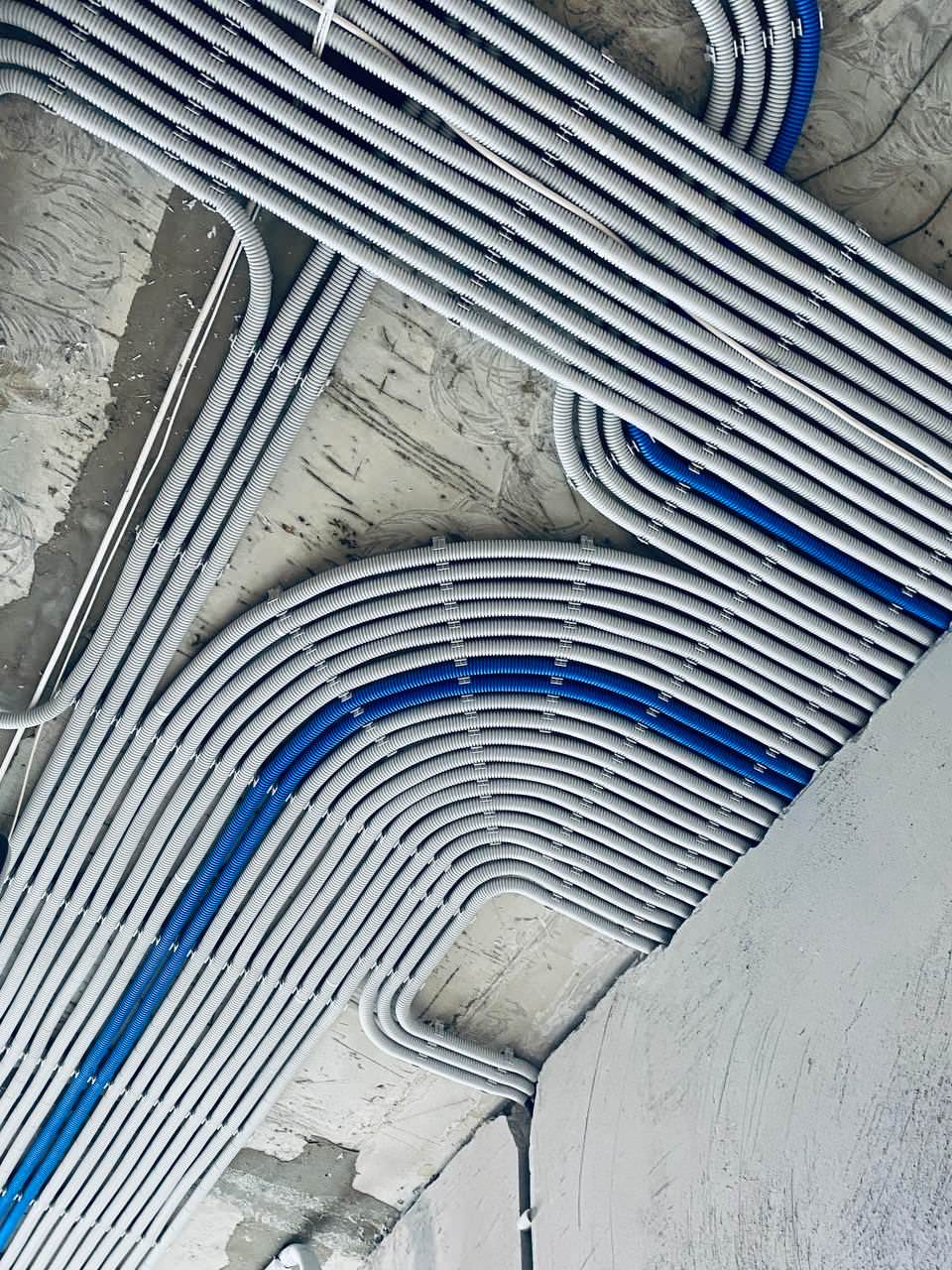 ЖК EVER электромонтаж в квартире студии 30m2