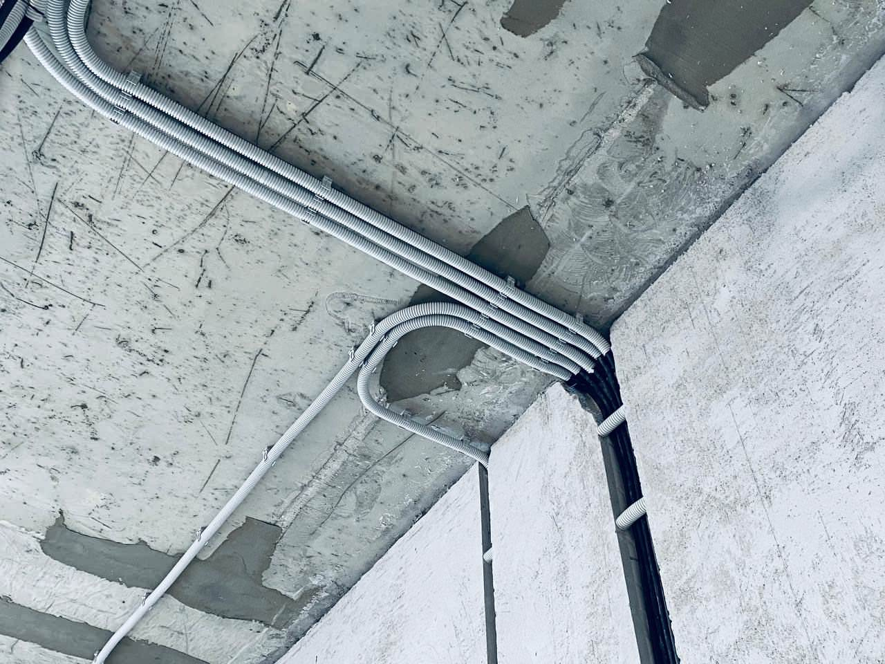 ЖК EVER электромонтаж в квартире студии 30m2