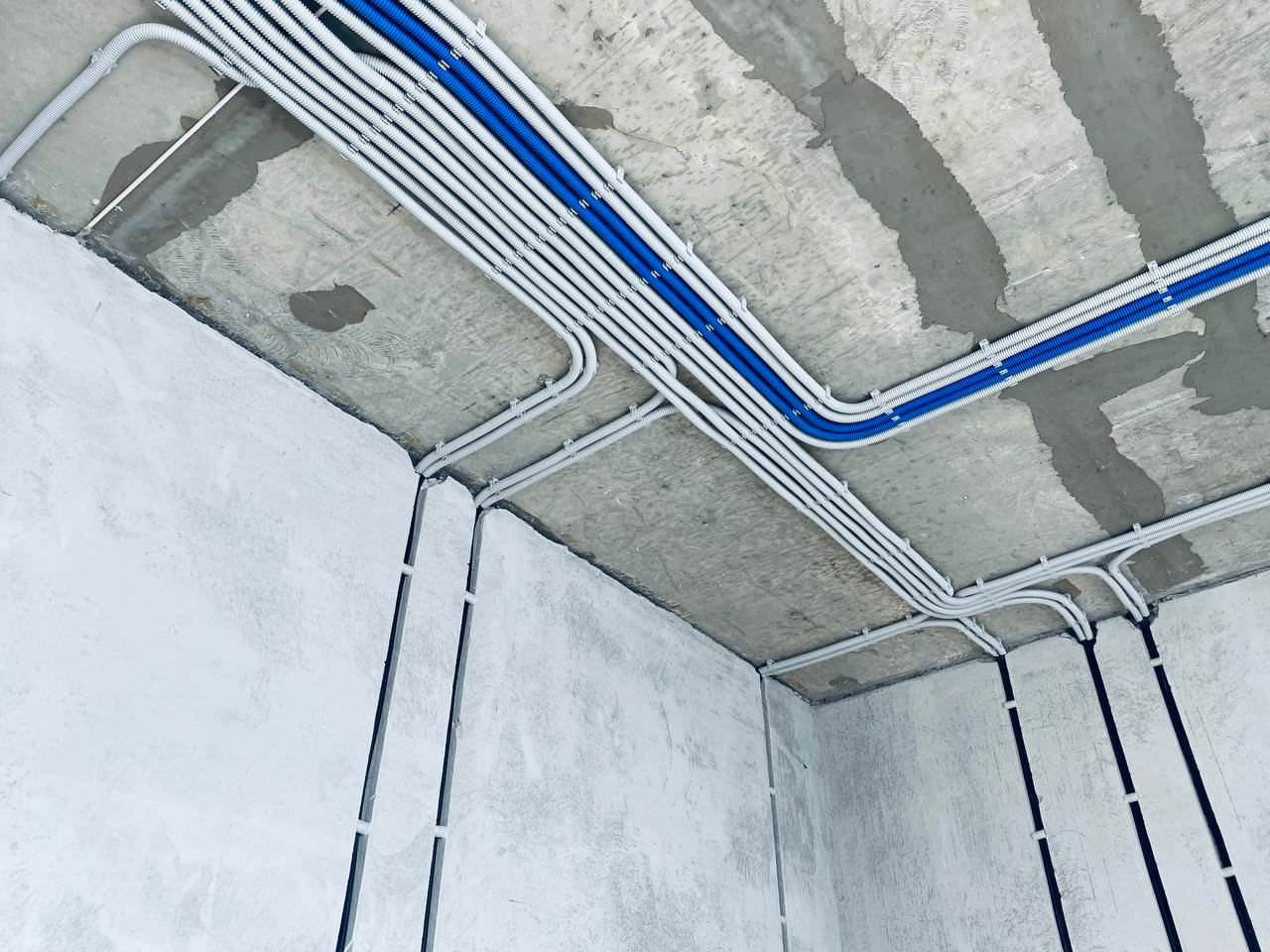 ЖК EVER электромонтаж в квартире студии 30m2