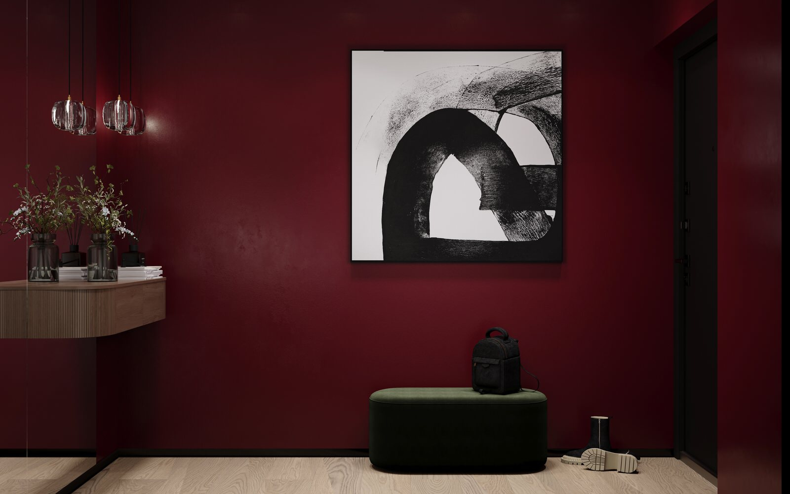 Стильный интерьер квартиры для семьи из трех человек