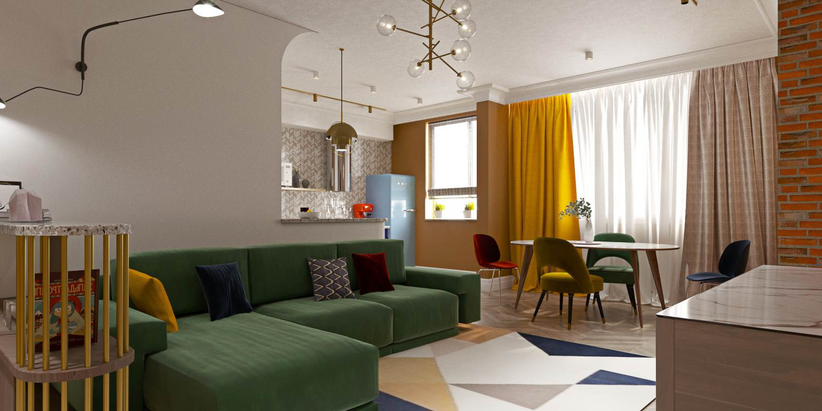 ВАРТИРА В СТИЛЕ MID-CENTURY ΙΙ