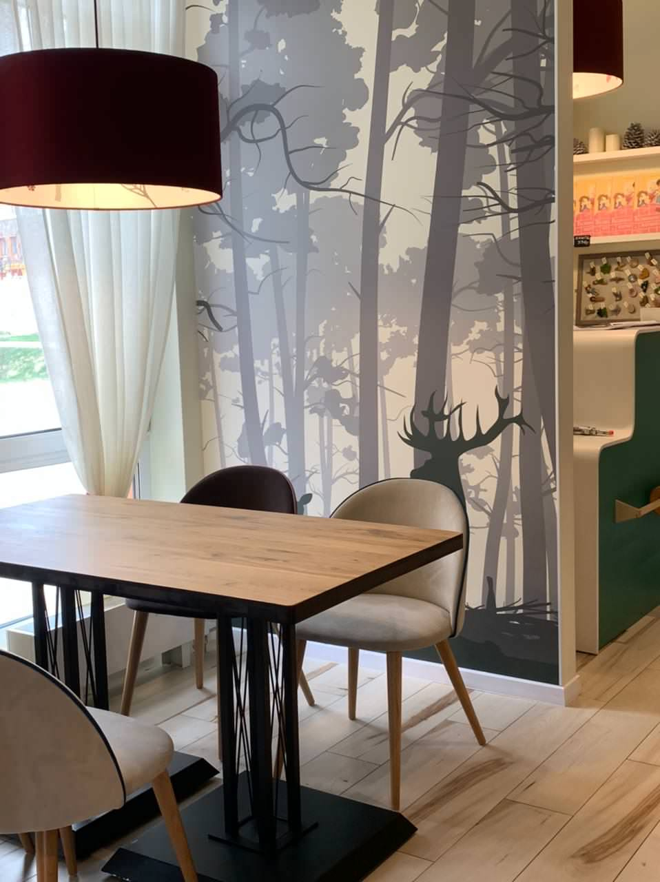 Абажуры из ткани на пластике