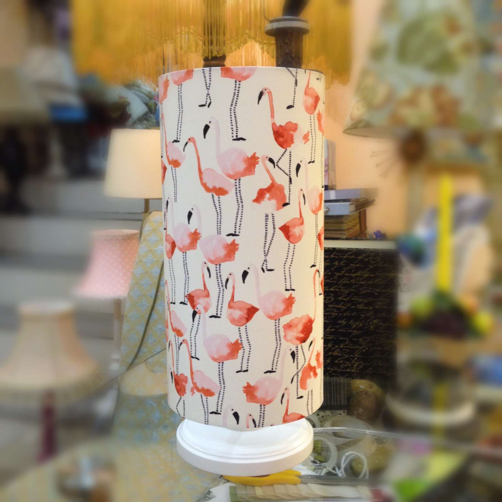 Абажуры из ткани на пластике