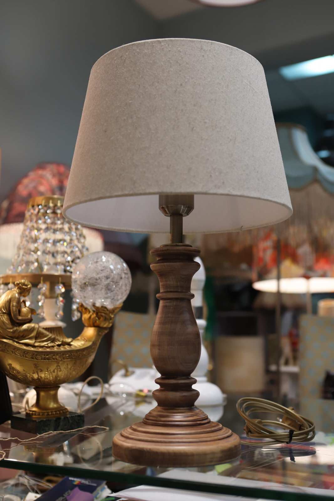 Абажуры из ткани на пластике