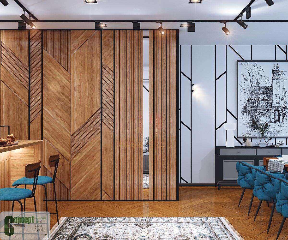 ЖК Биография (гостиная-кухня)