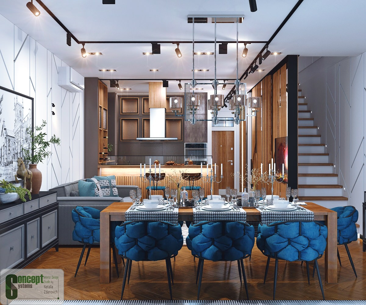 ЖК Биография (гостиная-кухня)