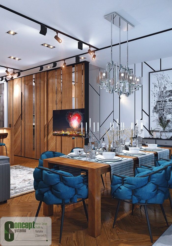 ЖК Биография (гостиная-кухня)