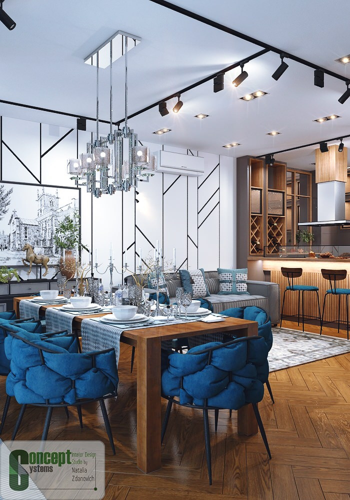 ЖК Биография (гостиная-кухня)