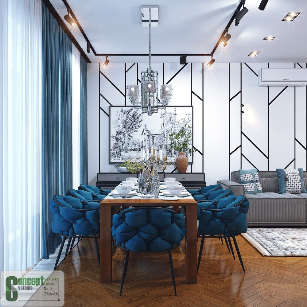 ЖК Биография (гостиная-кухня)