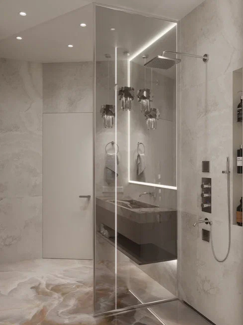 Ремонт квартиры (трехкомнатной) площадью 88,4 м2