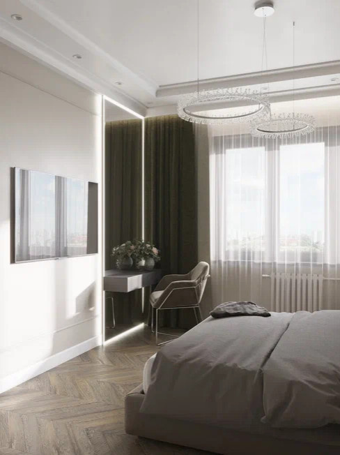 Ремонт квартиры (трехкомнатной) площадью 88,4 м2