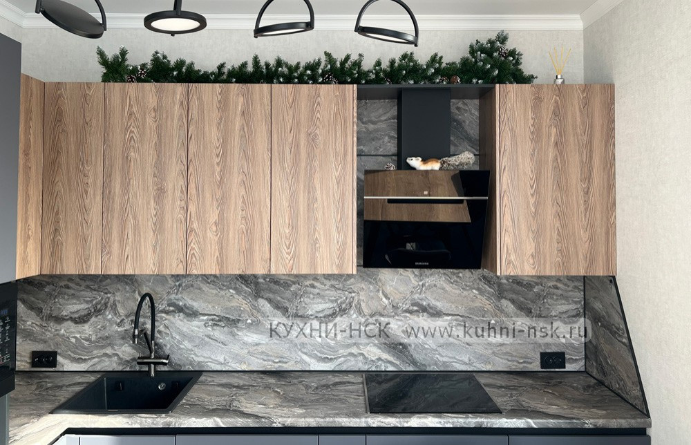 Обложка проекта: Современная кухня на заказ в стиле "Лофт"