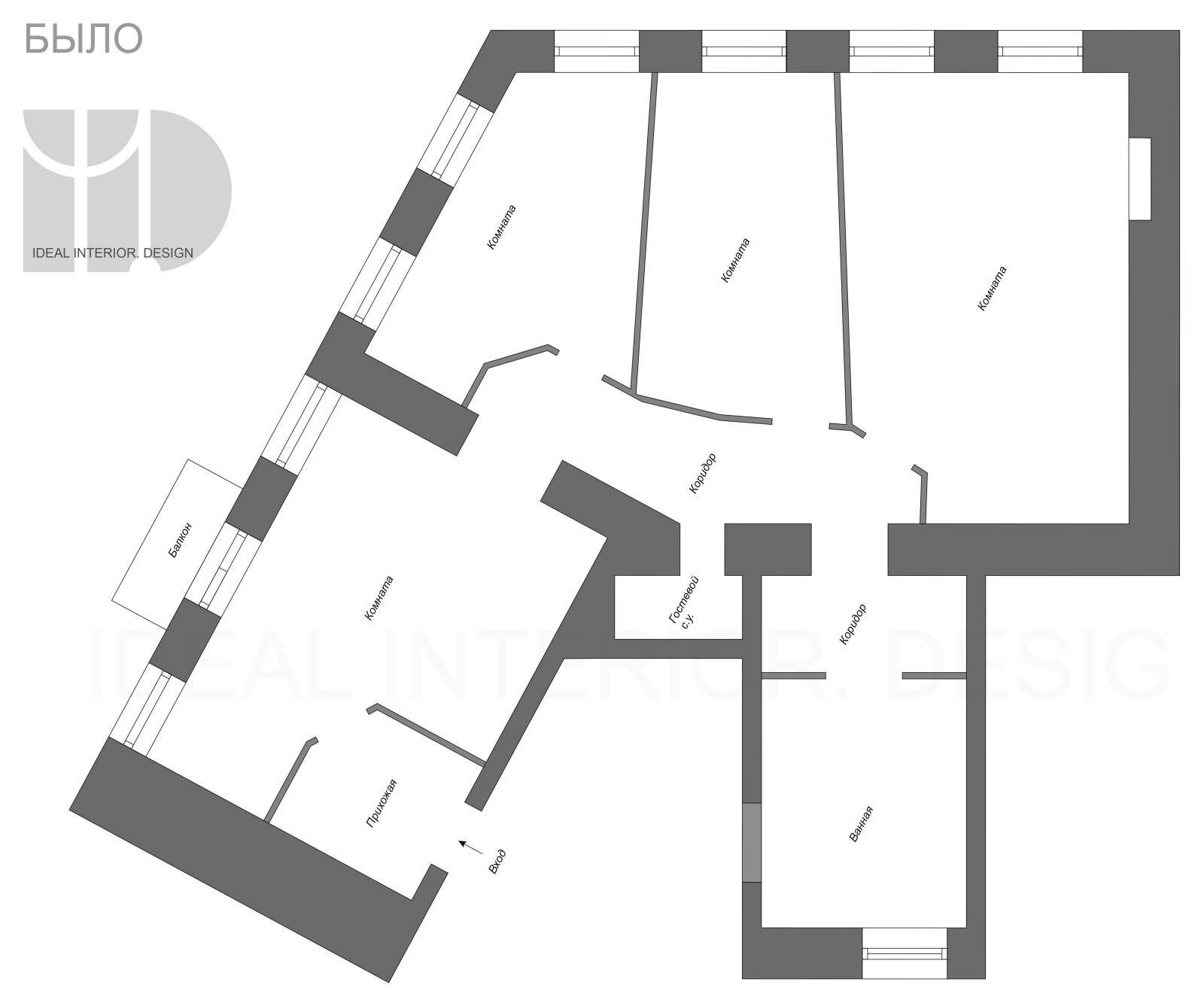 Apartment design project Nevsky 11 (SPb)