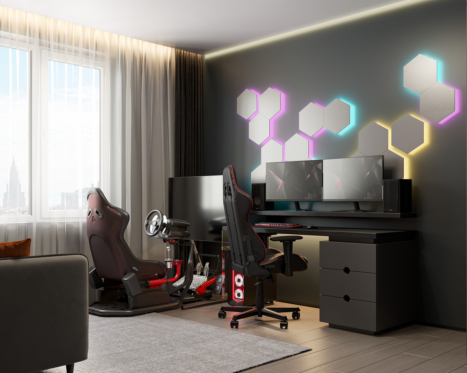 Кабинет для работы и игр