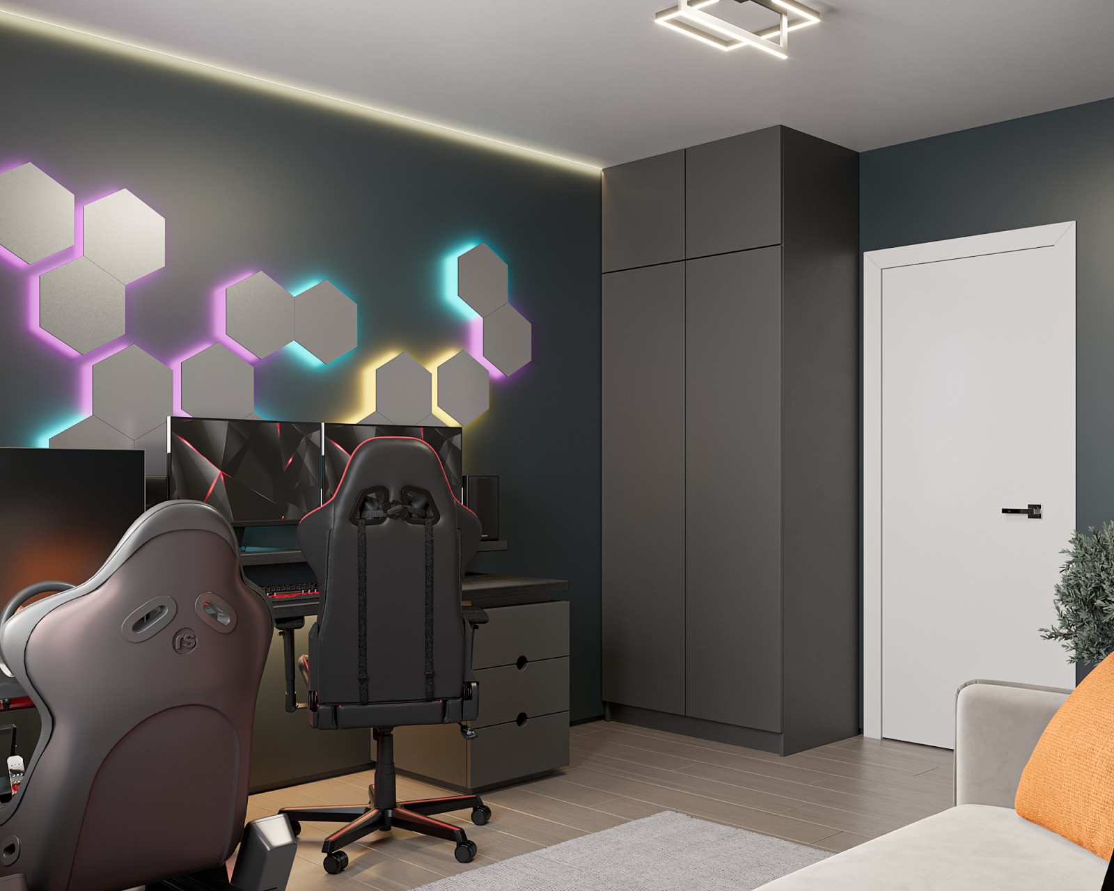 Кабинет для работы и игр