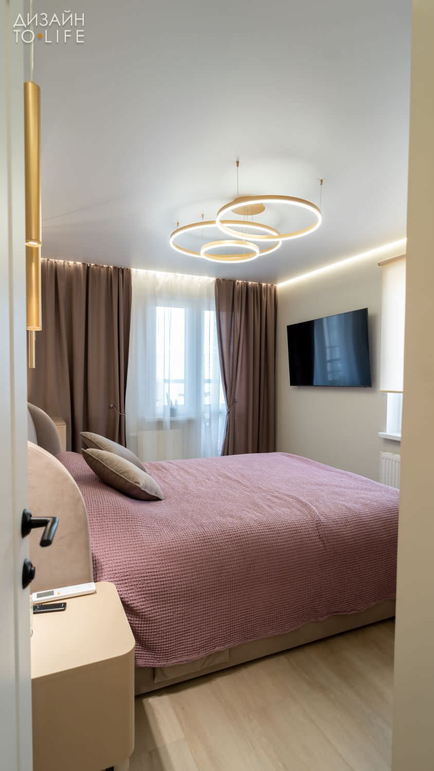 Реализация проекта в ЖК «Цивилизация» 56 м²