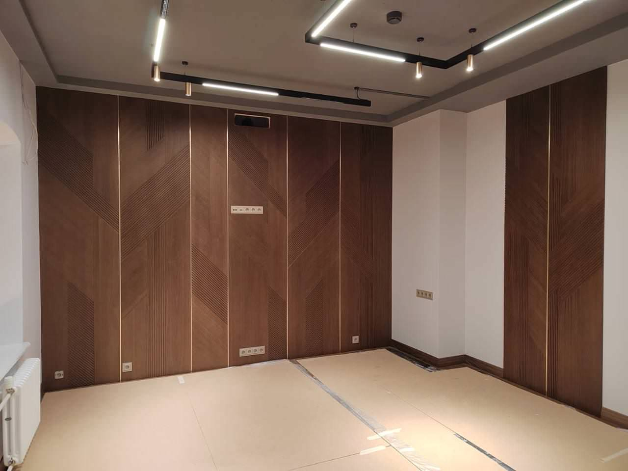 Стеновые панели в кабинете