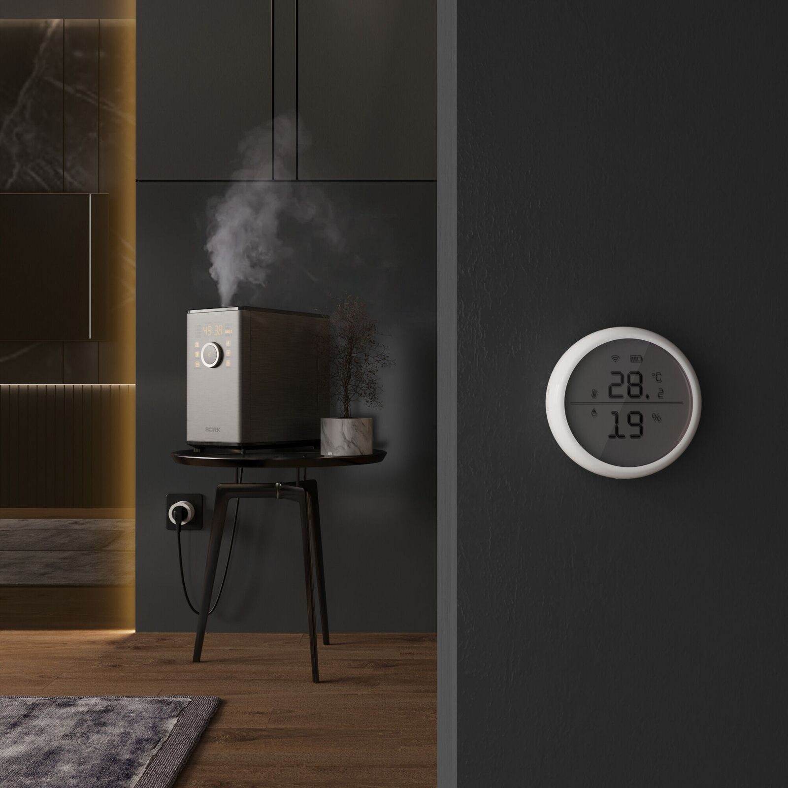 Умный датчик температуры и влажности