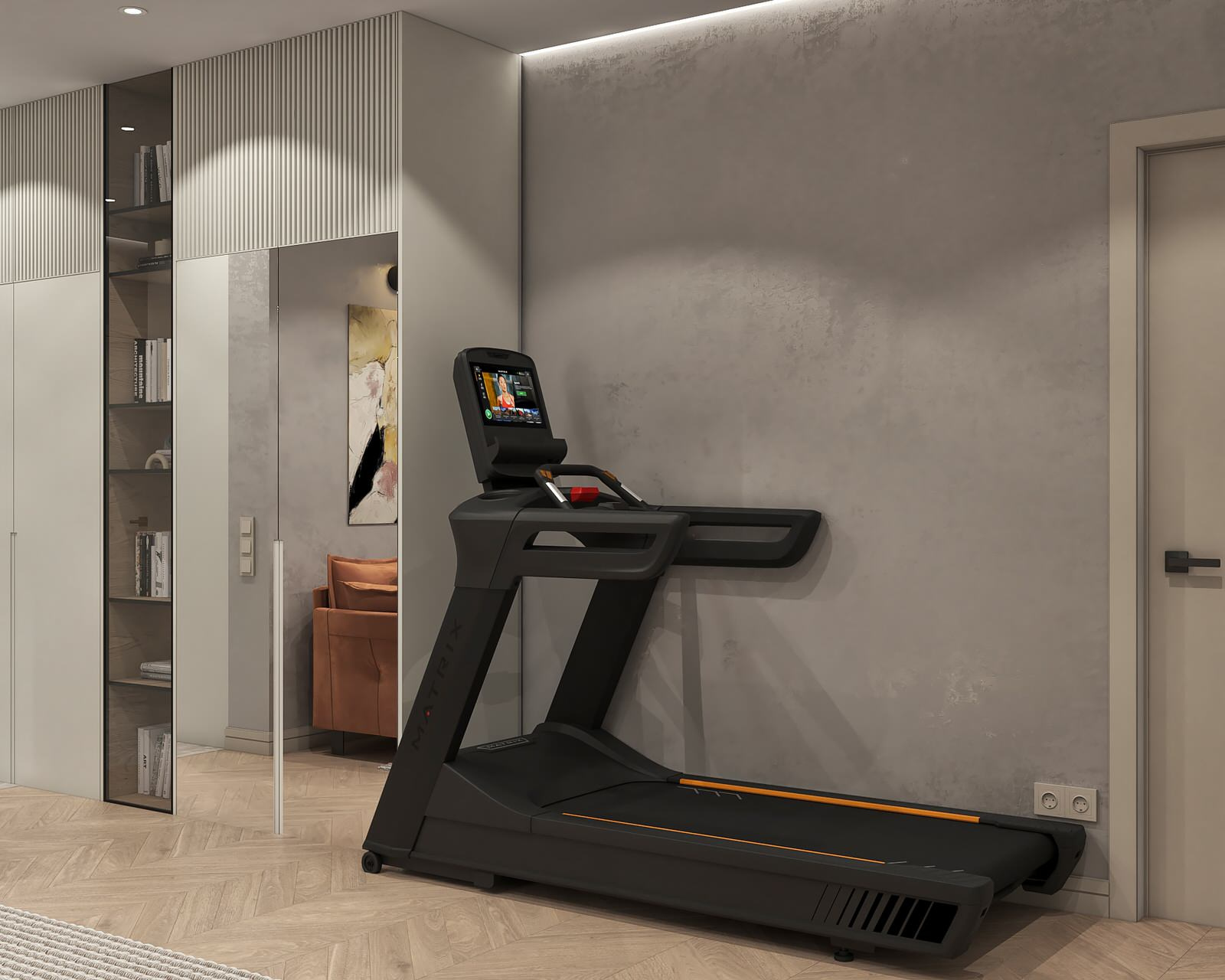 Яркая и спортивная квартира