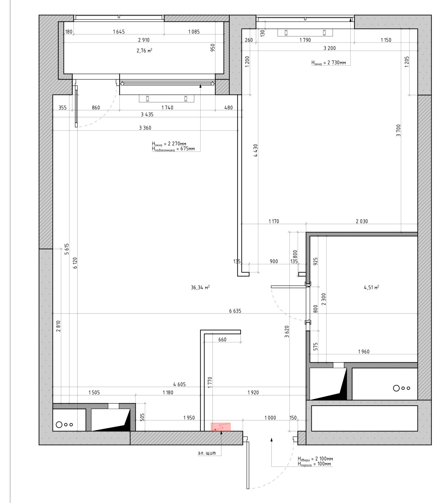 Современная классика для апартаментов в ЖК "Серебряный фонтан"