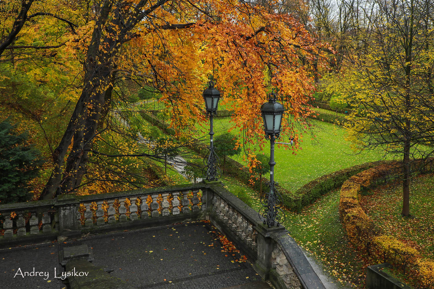Мюнхен - парк Максимилиансанлаген (Maximiliansanlagen)