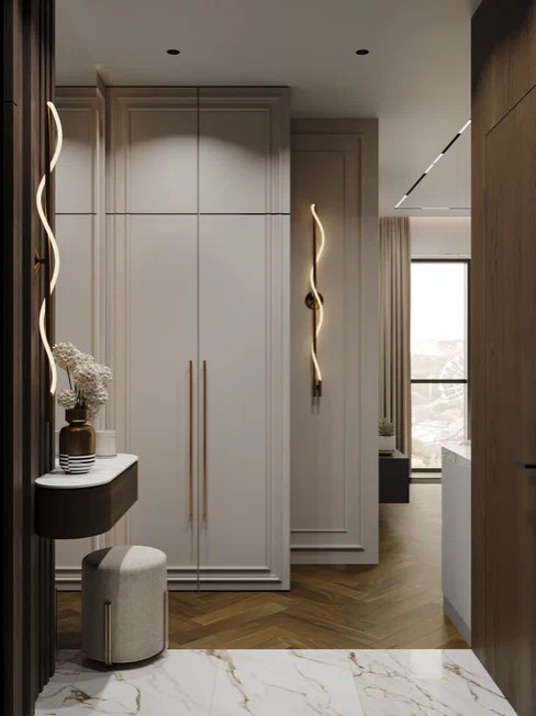 Ремонт квартиры для молодой девушки в стиле современная классика