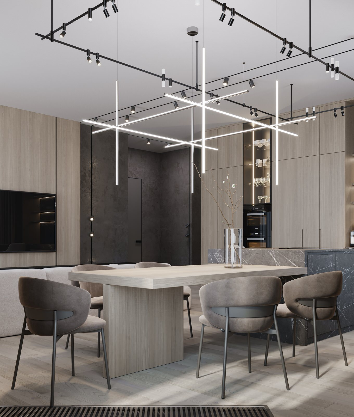 Квартира на Перовском острове 128м²