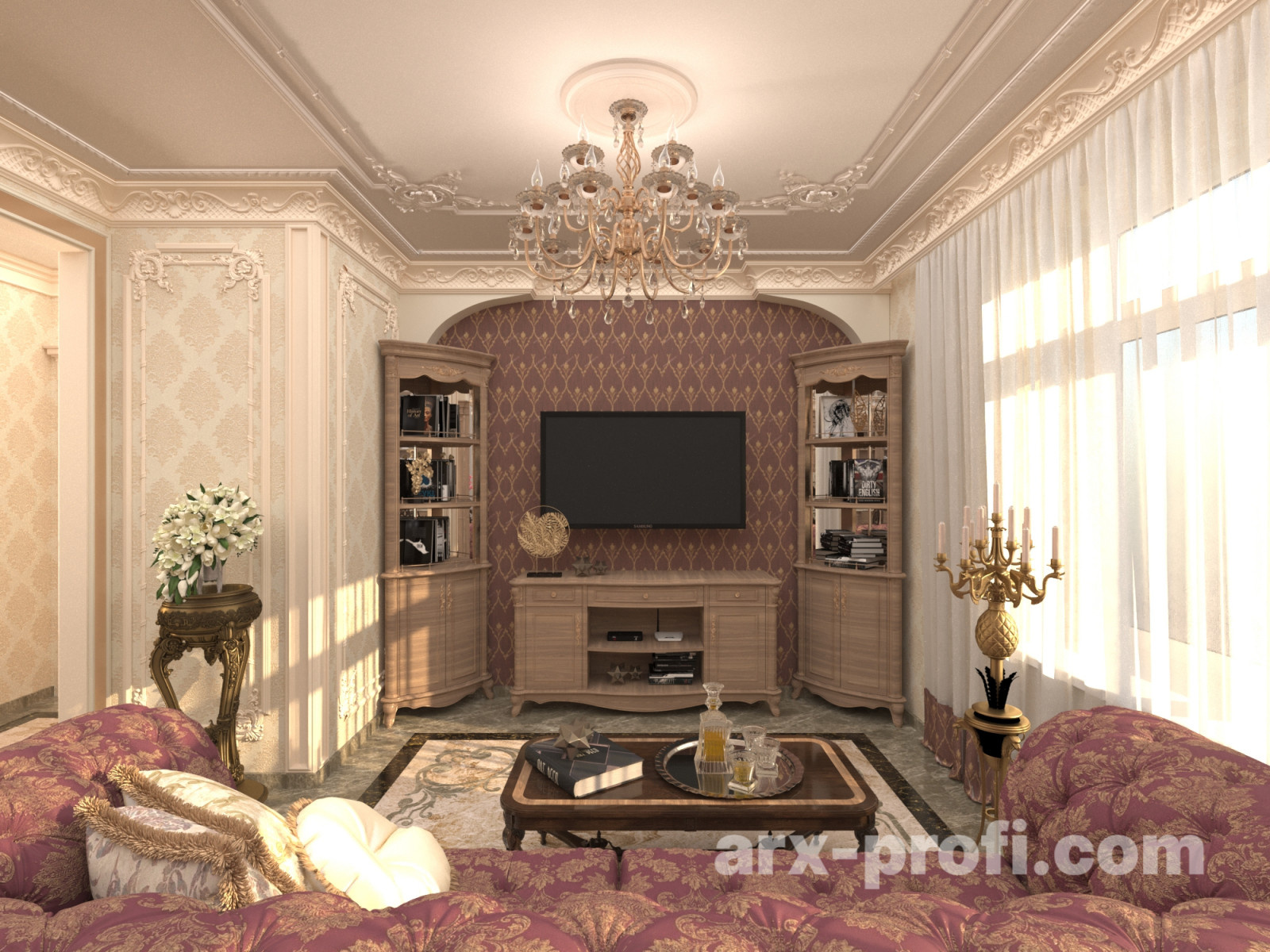Проект интерьера квартиры 75 м2 в г.Москва