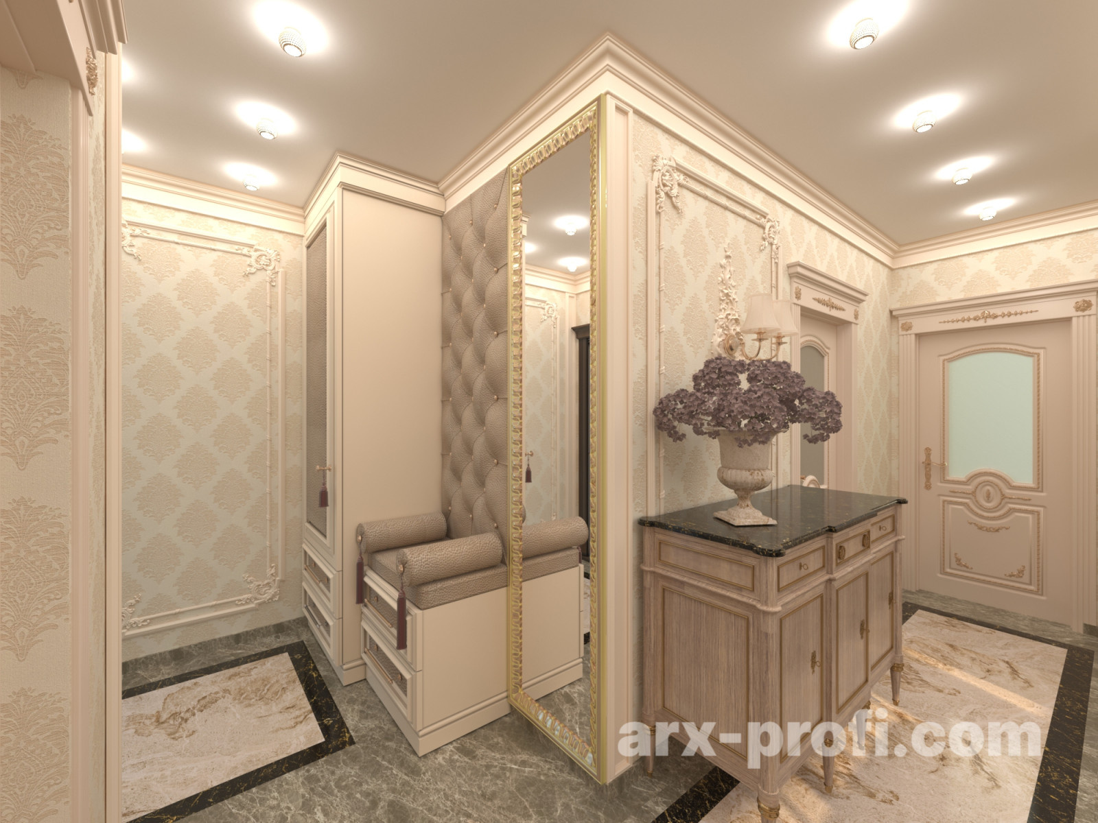 Проект интерьера квартиры 75 м2 в г.Москва