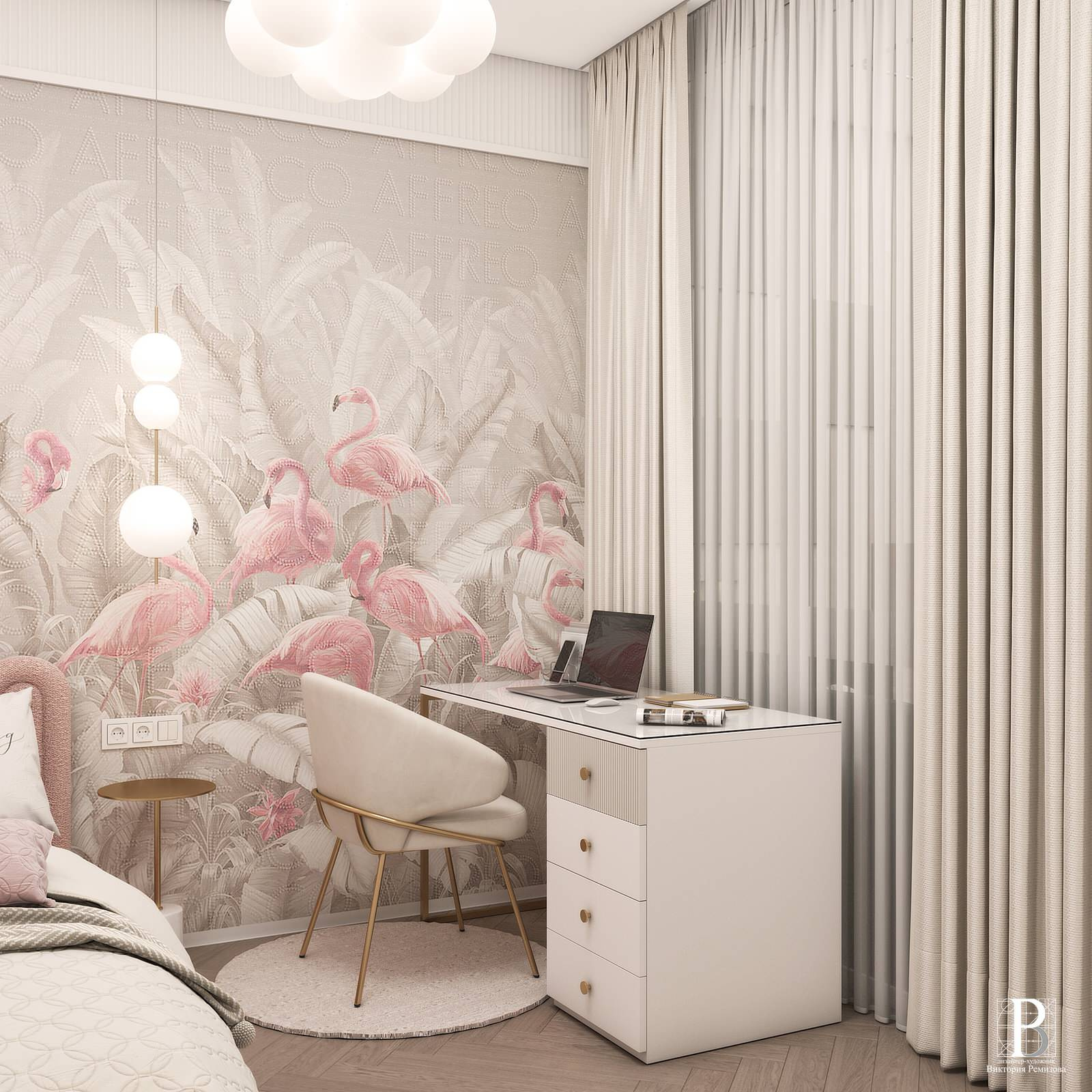 Дизайн интерьера квартиры 56,8 кв.м., г. Пятигорск, ул. Пестова 5