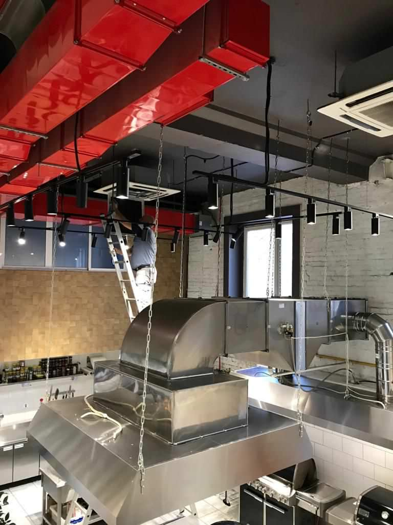 Обложка проекта: Вентиляции ресторана