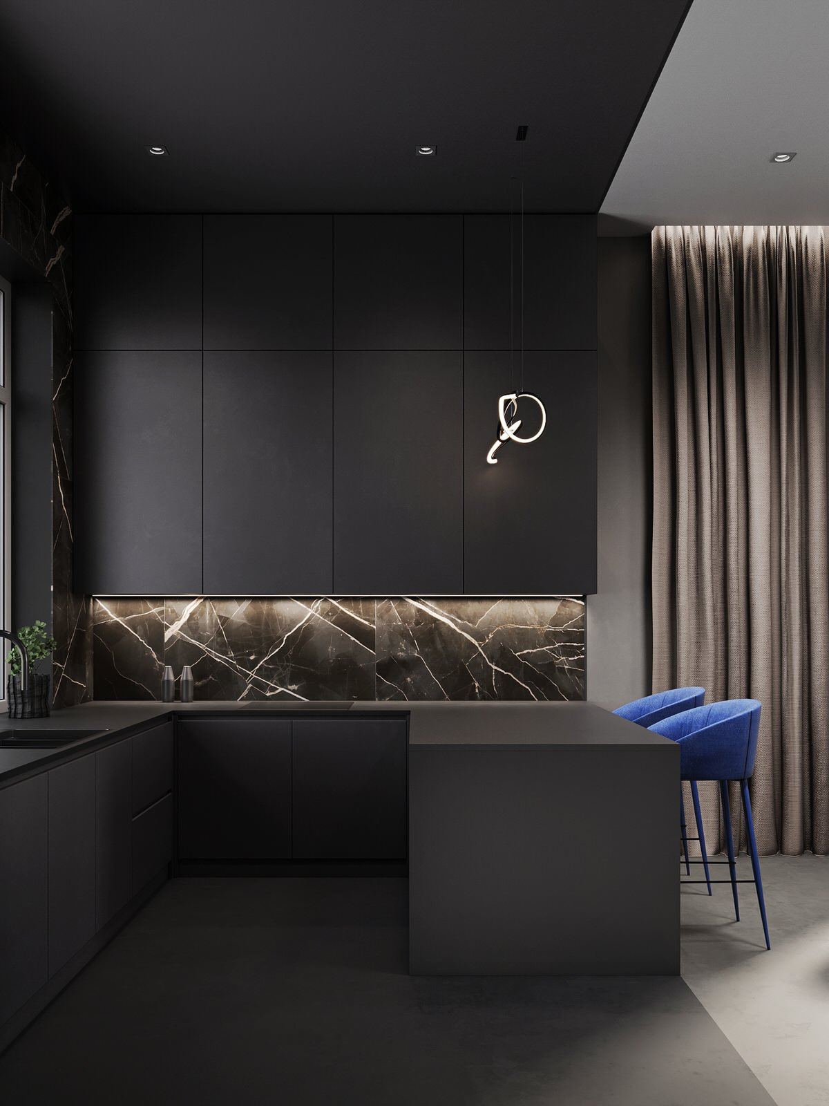 Кухня-гостиная в Идиллии