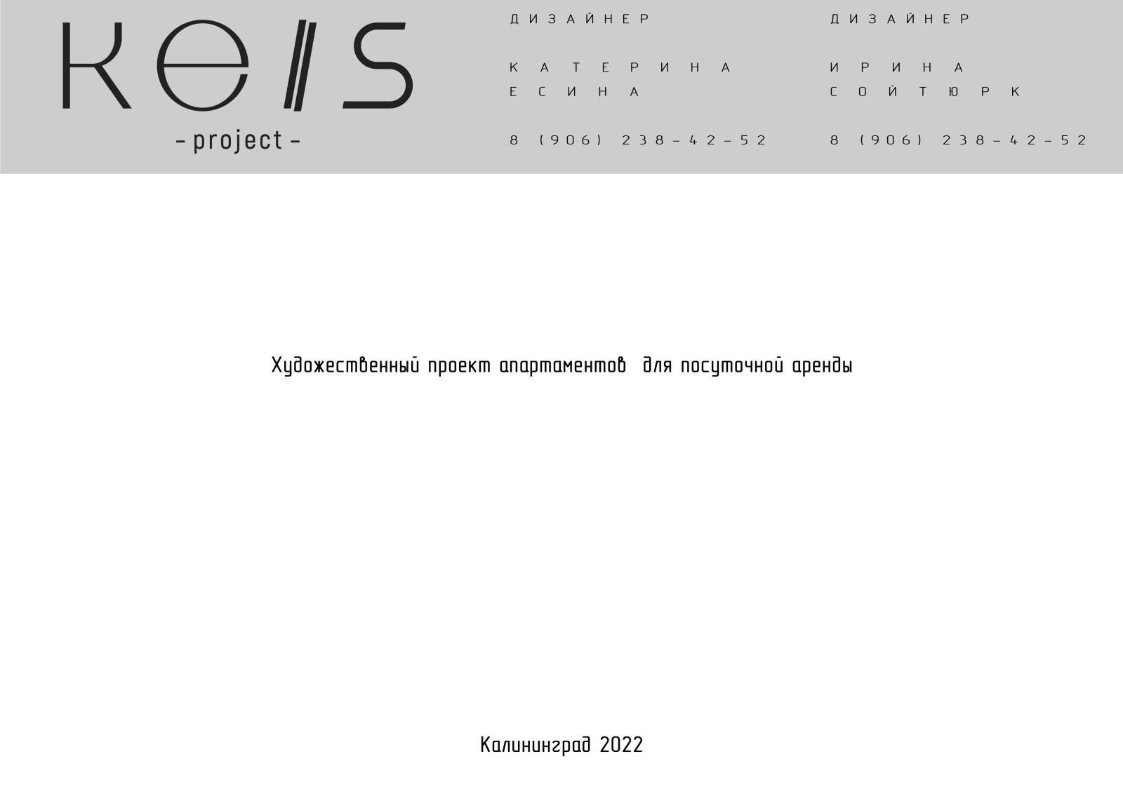 Пример - проект художественный