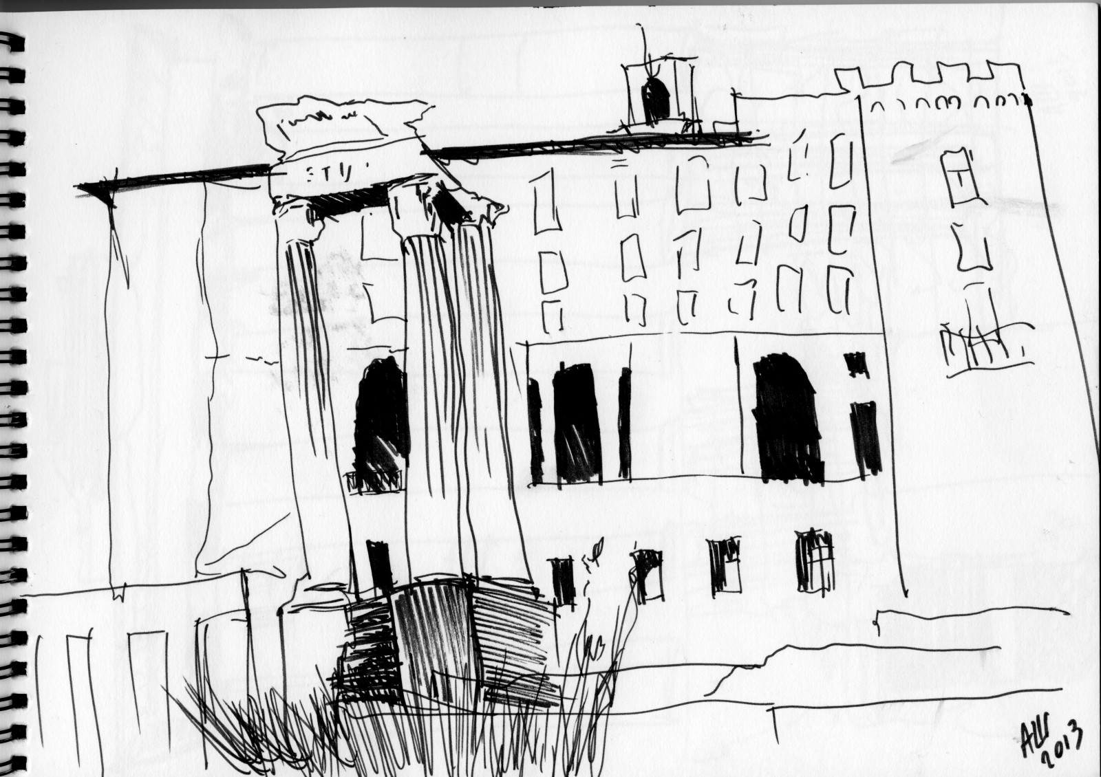 Обложка проекта: Творческий проект Эскизы архитектуры