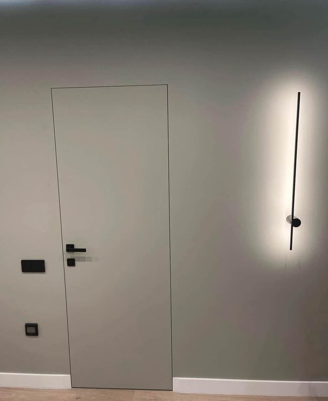 Скрытые двери и МДФ плинтус